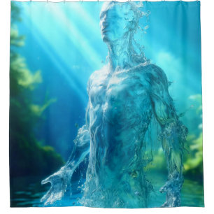 Wassermann Duschvorhang