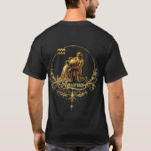 Wassermann Einzigartiges Sternzeichen, Sternzeiche T-Shirt (Rückseite)