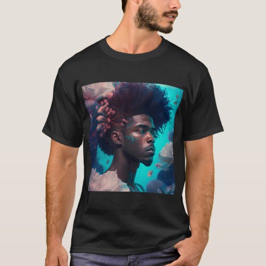 Wassermann Eiskalter Blick T-Shirt (Vorderseite)