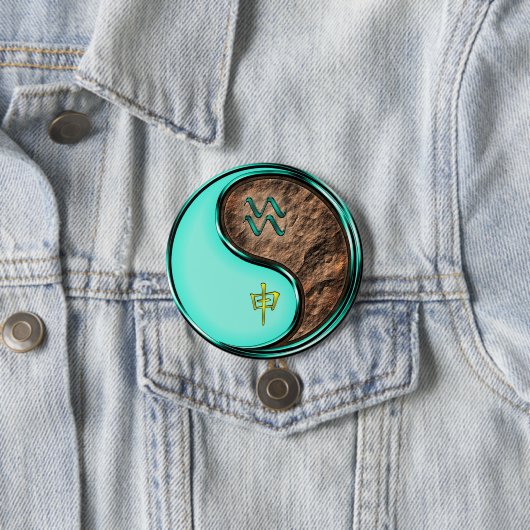 Wassermann & Erd-Affe Button (Beispiel)