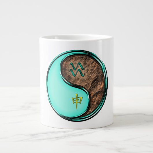Wassermann & Erdaffe Jumbo-Tasse (Vorderseite)