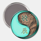 Wassermann & Erddrache Magnet (Vorderseite/Rückseite)