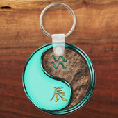 Wassermann & Erddrache Schlüsselanhänger (Vorderseite)