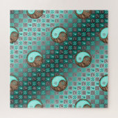 Wassermann & Erde-Hase Puzzle (Horizontal)