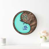 Wassermann & Erde Ochse Große Wanduhr (Zuhause)