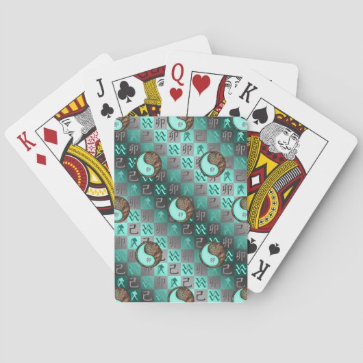 Wassermann & Erdhase Spielkarten (Rückseite)