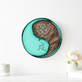 Wassermann & Erdhund Große Wanduhr (Zuhause)