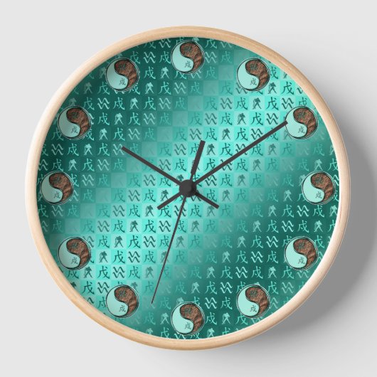 Wassermann & Erdhund Uhr (Vorderseite)