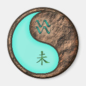 Wassermann & Erdziege Magnet (Vorne)
