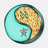 Wassermann & Feuer Tiger Magnet (Vorne)