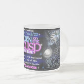 Wassermann-Fisch-Spitze Mattglastasse (VorderseiteRechts)