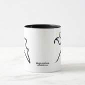"Wassermann" Gaudesse Tierkreis-Tasse Tasse (Zentrum)