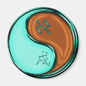 Wassermann & Holz Hund Magnet (Vorne)