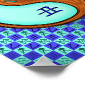 Wassermann & Holz Ochse Poster (Ecke)
