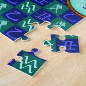 Wassermann & Holz-Ochse Puzzle (Seite)