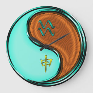 Wassermann & Holzaffe Große Wanduhr