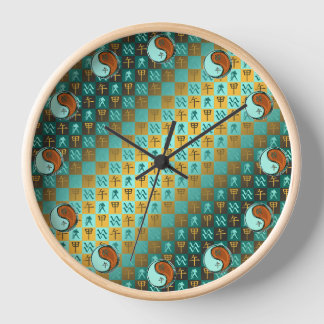 Wassermann & Holzpferd Uhr