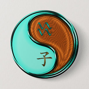 Wassermann & Holzratte Button
