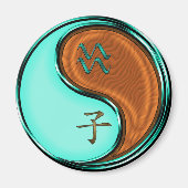 Wassermann & Holzratte Magnet (Vorne)