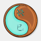 Wassermann & Holzschlange Magnet (Vorne)