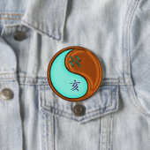 Wassermann & Holzschwein Button (Beispiel)