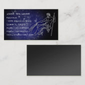 Wassermann-Horoskop Visitenkarte (Vorne/Hinten)