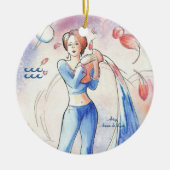 Wassermann Keramik Ornament (Vorne)