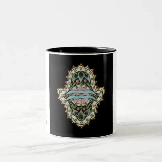 Wassermann Khamsa Tasse (Mittel)