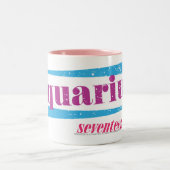 Wassermann lila zweifarbige tasse (Mittel)