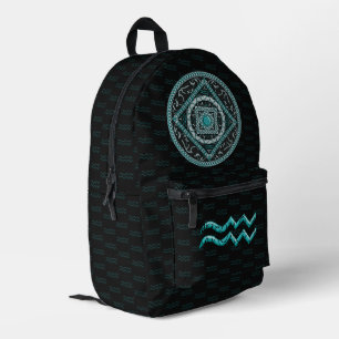 Wassermann-Mandala Bedruckter Rucksack