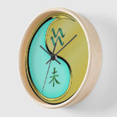 Wassermann & Metall Ziege Uhr (Winkel)
