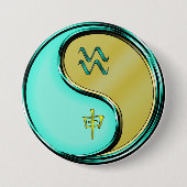 Wassermann & Metallaffe Button (Vorderseite)