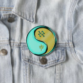 Wassermann & Metallaffe Button (Beispiel)
