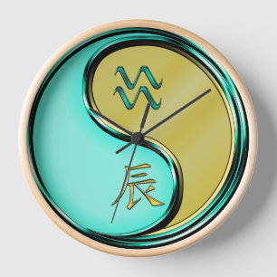 Wassermann & Metalldrache Uhr