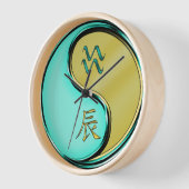 Wassermann & Metalldrache Uhr (Winkel)