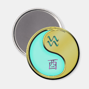 Wassermann & Metallener Hahn Magnet