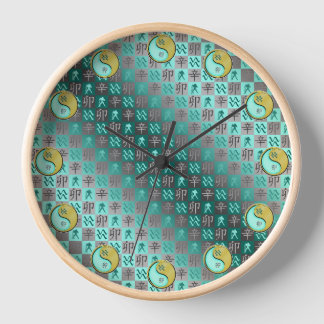 Wassermann & Metallener Hase Uhr