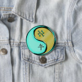 Wassermann & Metallpferd Button (Beispiel)
