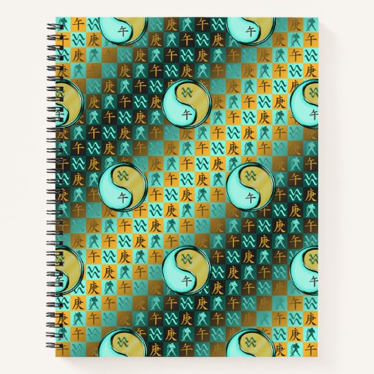Wassermann & Metallpferd Notizblock (Vorderseite)