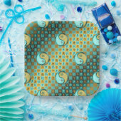 Wassermann & Metallpferd Pappteller (Party)