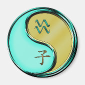 Wassermann & Metallratte Magnet (Vorne)