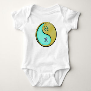 Wassermann & Metallschwein Baby Strampler