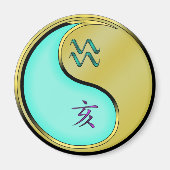 Wassermann & Metallschwein Magnet (Vorne)