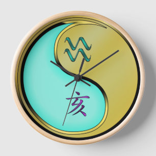 Wassermann & Metallschwein Uhr