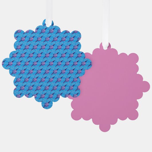 Wassermann Ornament Karte (Vorderseite/Rückseite)