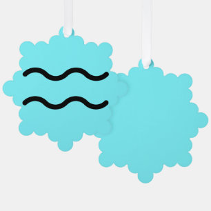 Wassermann  ornament karte