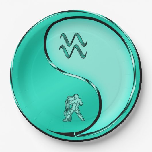 Wassermann Pappteller (Vorderseite)