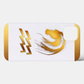 Wassermann-Pferdechinesisches Western-Astrologie Case-Mate iPhone Hülle (Rückseite (Horizontal))