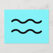 Wassermann Postkarte (Vorderseite)