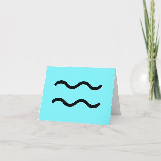 Wassermann Postkarte (Vorderseite)
